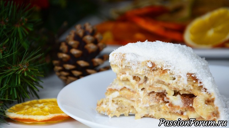 Торт без выпечки "Снежок" за 20 минут. Просто тает во рту! Без духовки, без желатина