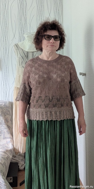 Кофточка по мотивам топа Lily by Yumiko Alexander