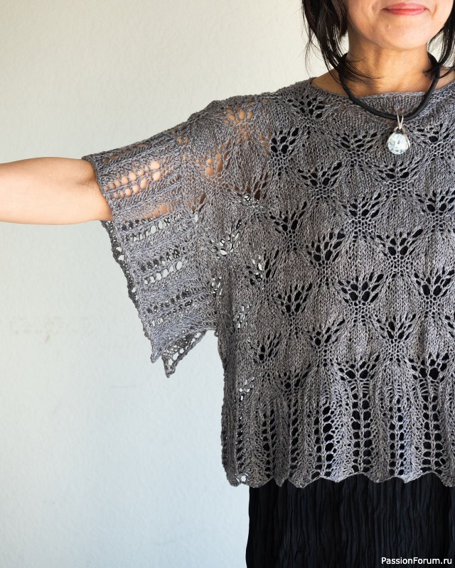 Кофточка по мотивам топа Lily by Yumiko Alexander