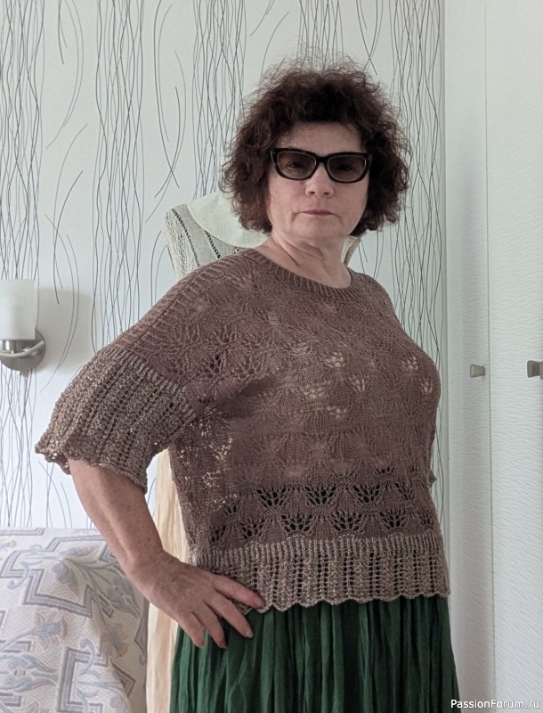 Кофточка по мотивам топа Lily by Yumiko Alexander