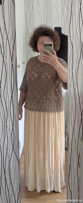 Кофточка по мотивам топа Lily by Yumiko Alexander