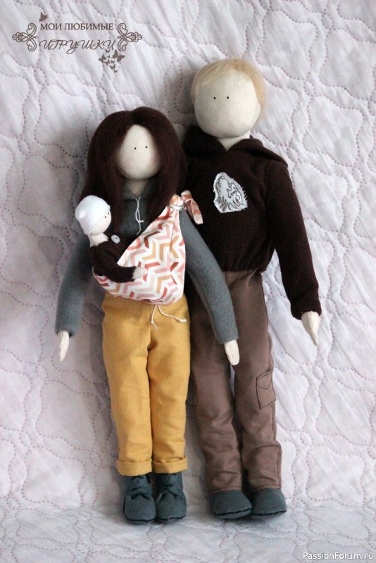 Текстильные куклы Анны Балябиной