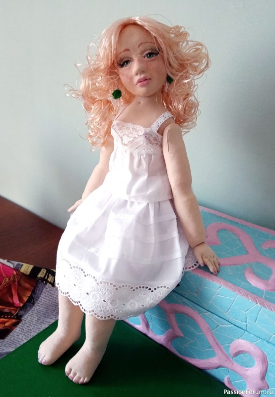 Текстильная кукла Наташа