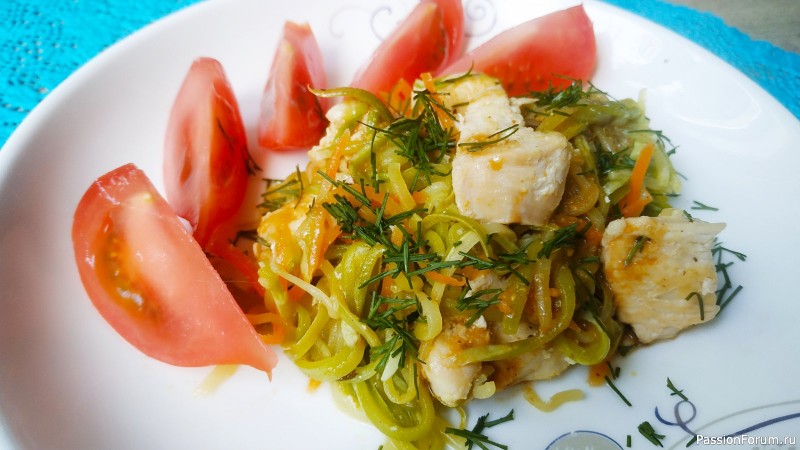 Что в сковороде?? Вкуснейший обед из кабачков и курицы