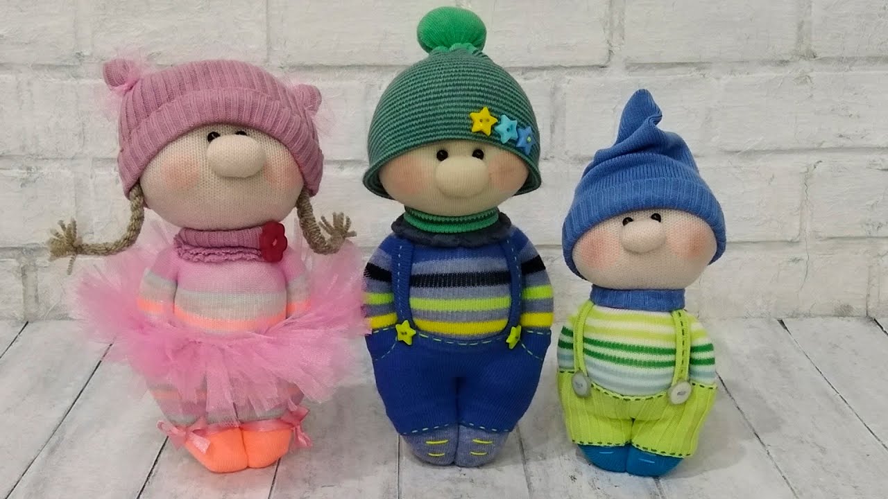 Куклы из носков