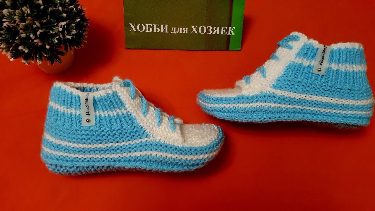 Носки-кроссовки спицами. Видео МК Носки-кроссовки спицами. Видео МК