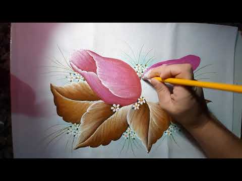 Рисунок на ткани. Видео МК