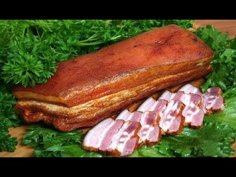 Сало горячего копчения (очень вкусно)