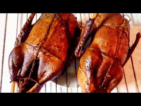 Как коптить гуся. Очень простой способ. Копчение по дедовским рецептам. How to smoke a goose
