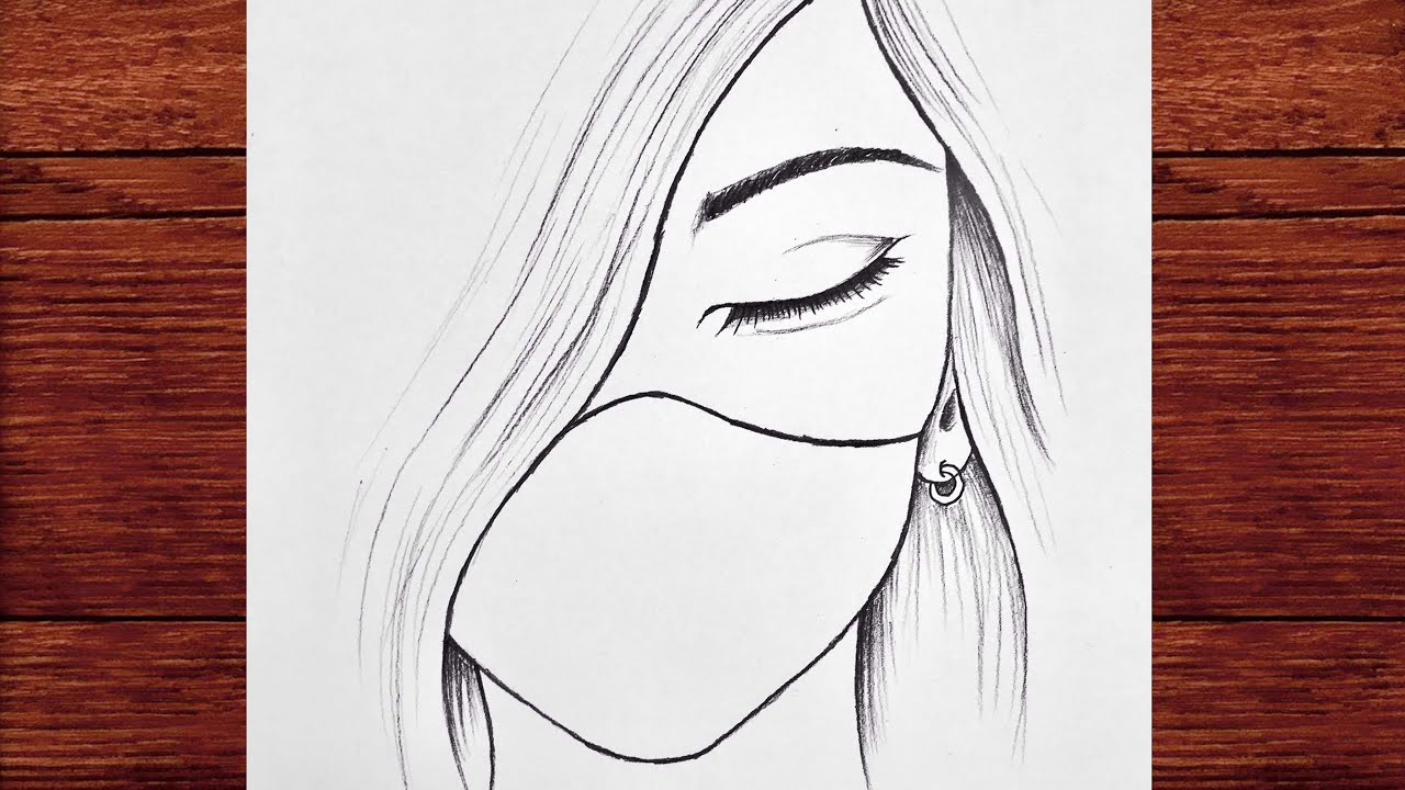 Рисуем лицо девушки