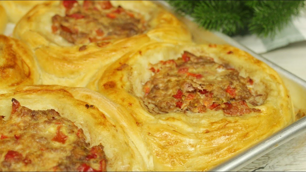 Пироги с мясом.