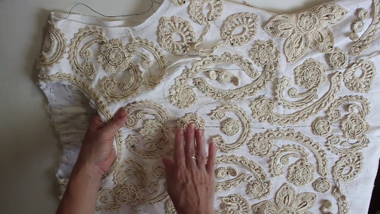 Сборка ирландского кружева