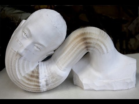Бумажные скульптуры Ли Хунбо.