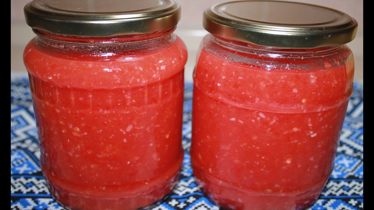 Сырая аджика без уксуса