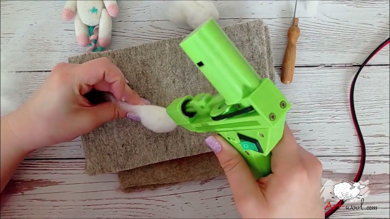 Мастер класс по сухому валянию игрушек фильцевальной машинкой Art-Wool.