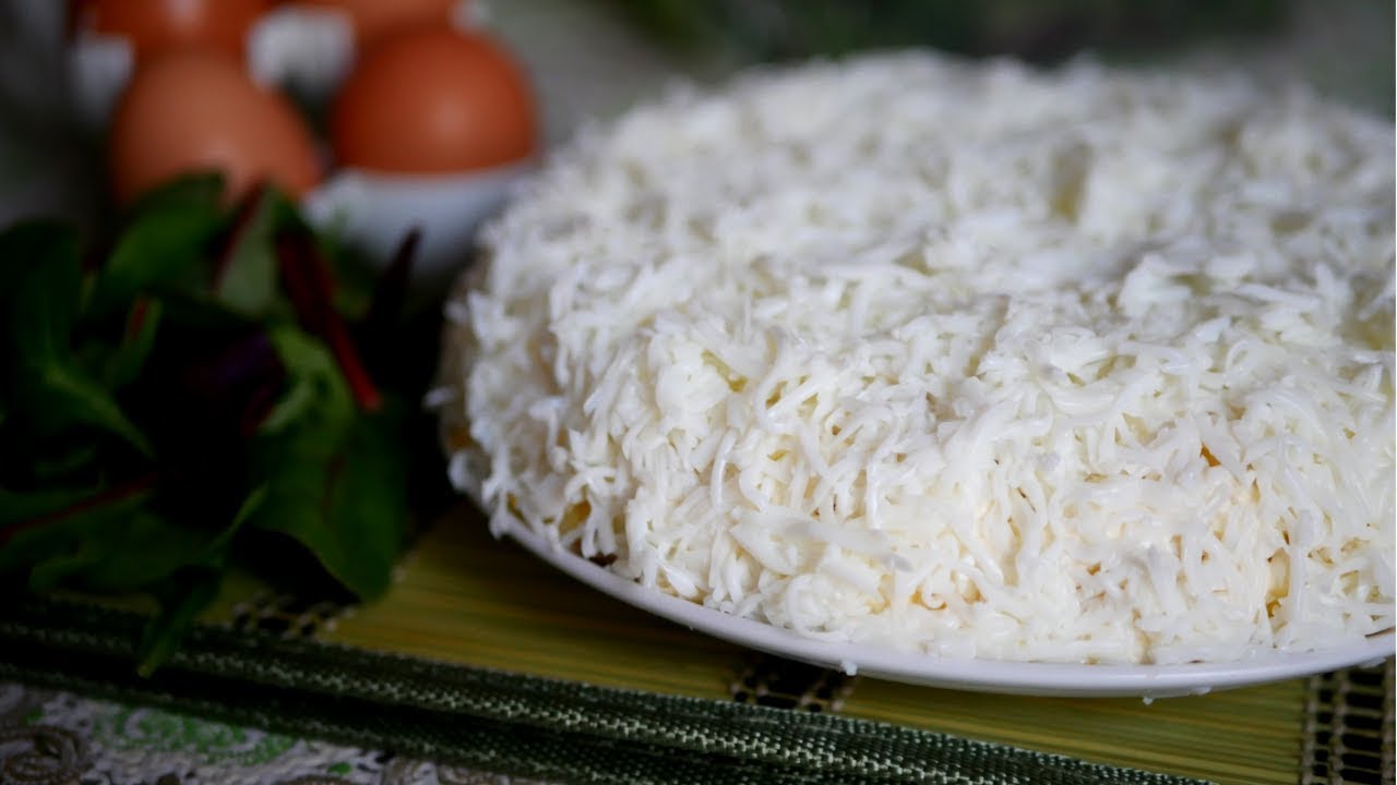 Салат "БЕЛЫЕ НОЧИ". Вкуснейшее сочетание простых продуктов