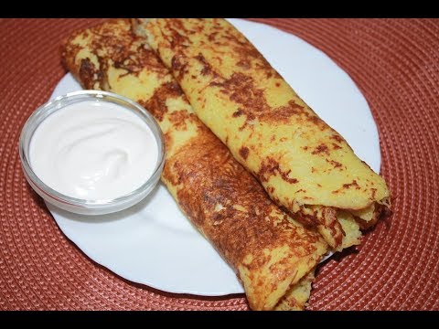 Картофельные блины на скорую руку