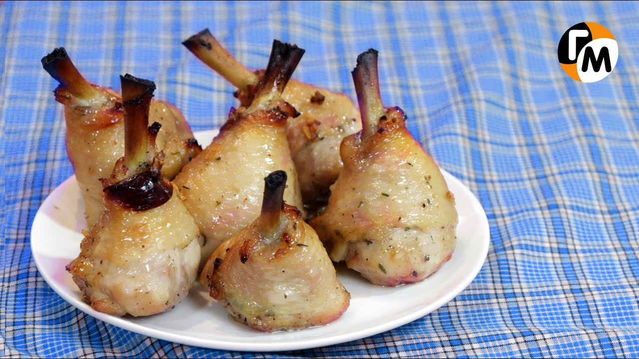 Куриные лоллипопс.