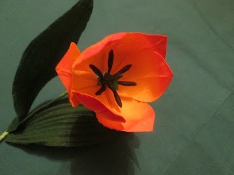 Цветы из ткани мастер класс. Тюльпан на стебле в вазу. Цветы из ткани мастер класс. Тюльпан на стебле в вазу.
