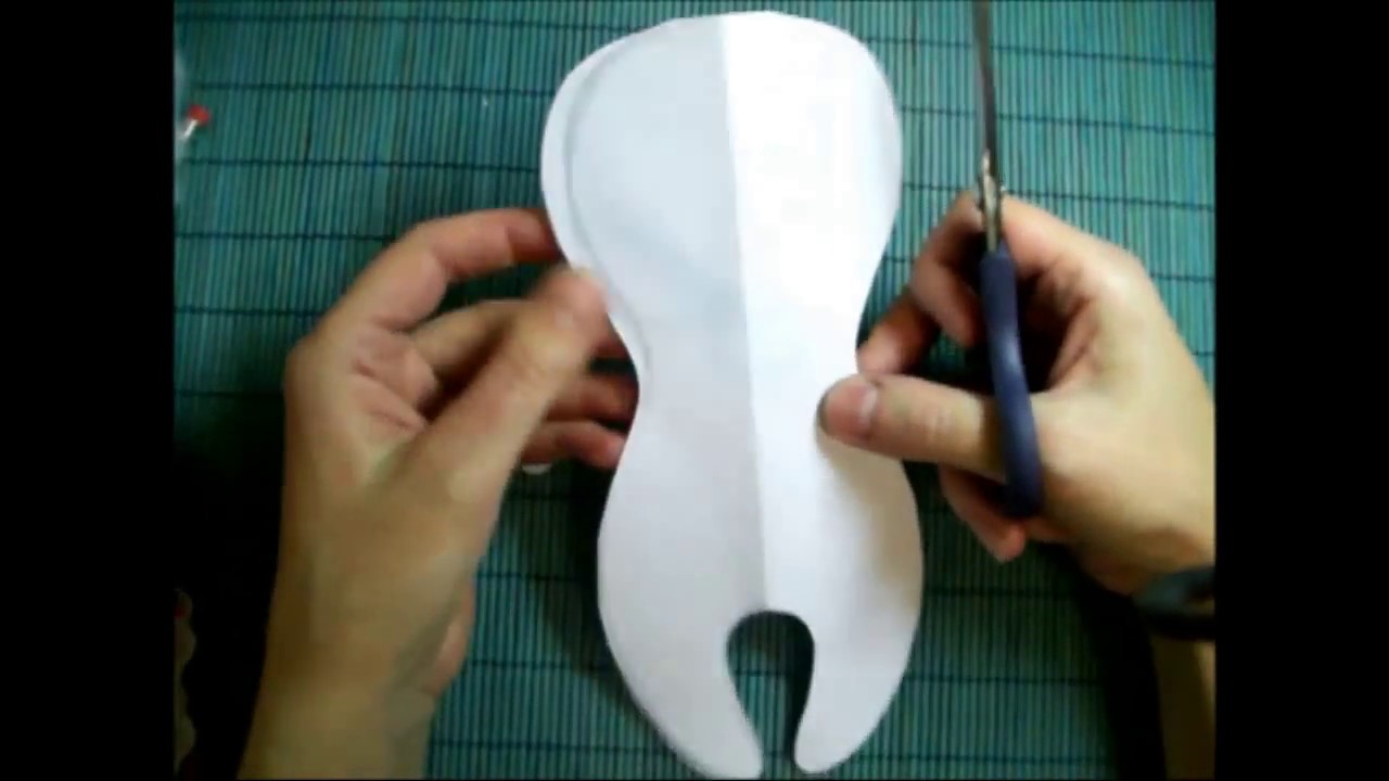 Выкройка маленькой куклы.