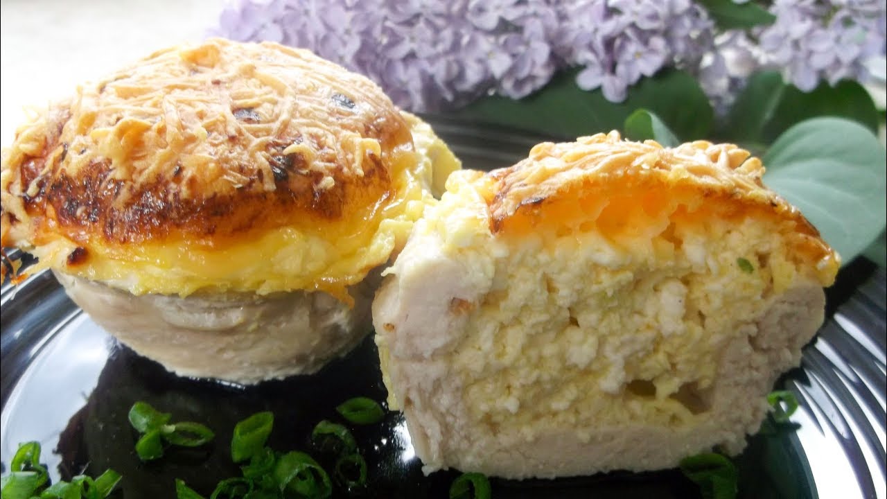 Сочное Куриное Филе с Сыром и Творогом в Духовке