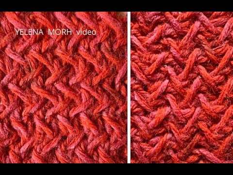 Узор ''Плетёночка простая''. Видео МК