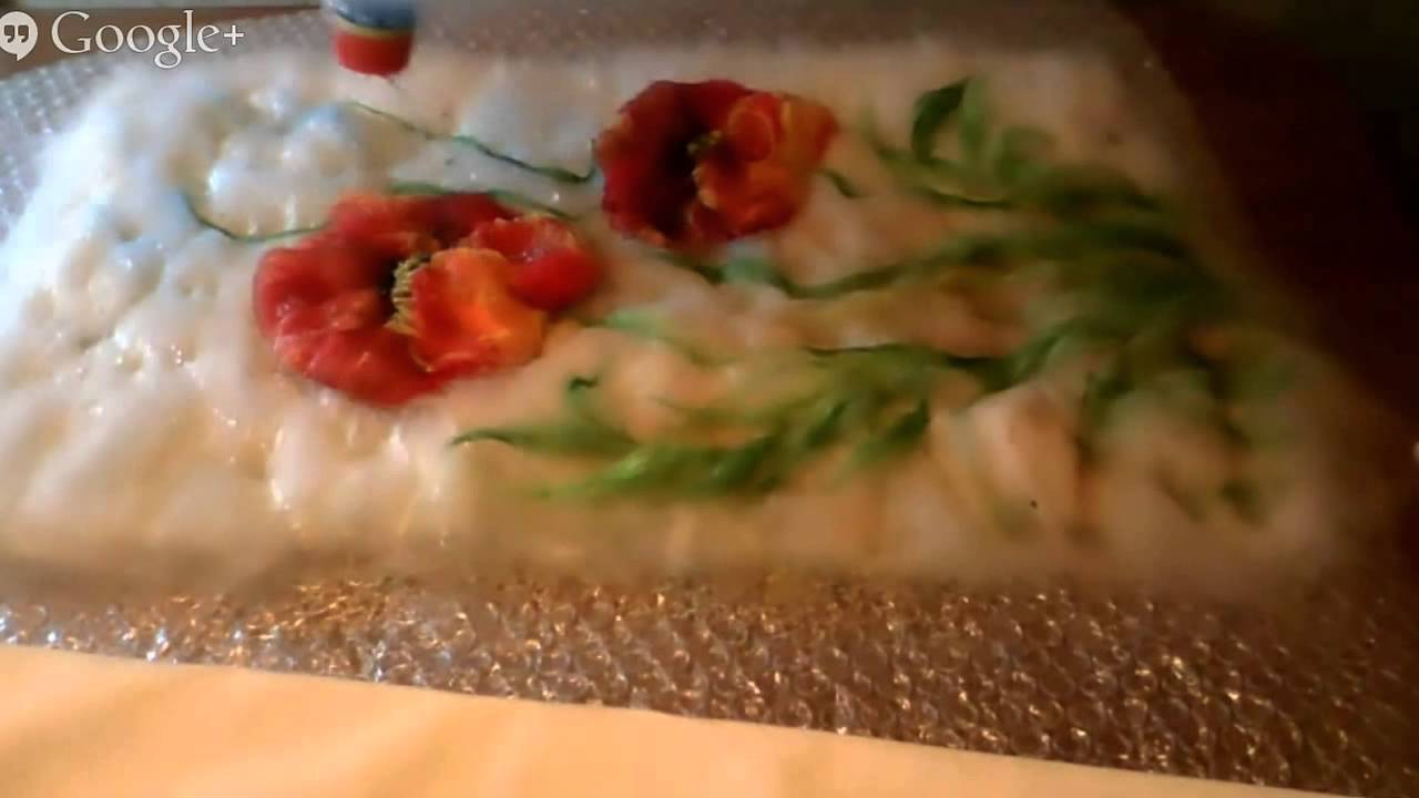 цветочный фрагмент для создания пледа