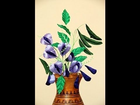 Цветы из ткани мастер класс "Душистый горошек". Цветы из ткани мастер класс "Душистый горошек".