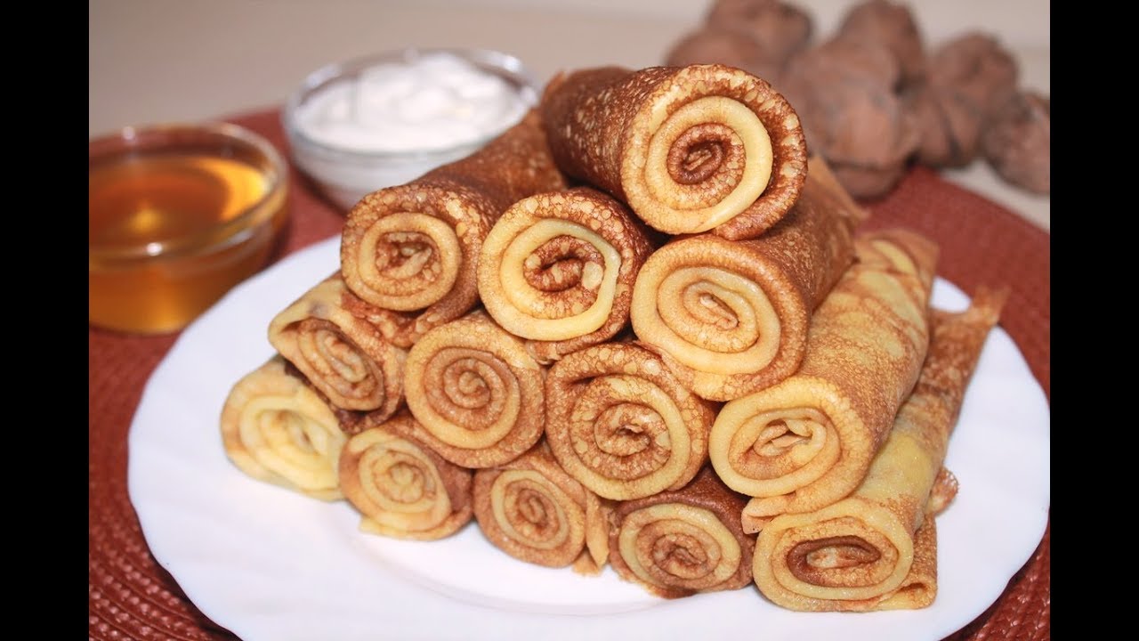 Блины на Молоке Медовые. Нежные Ароматные и очень Вкусные Блинчики.