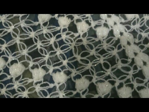 Мастер-класс вязания шали "Снежные узоры"