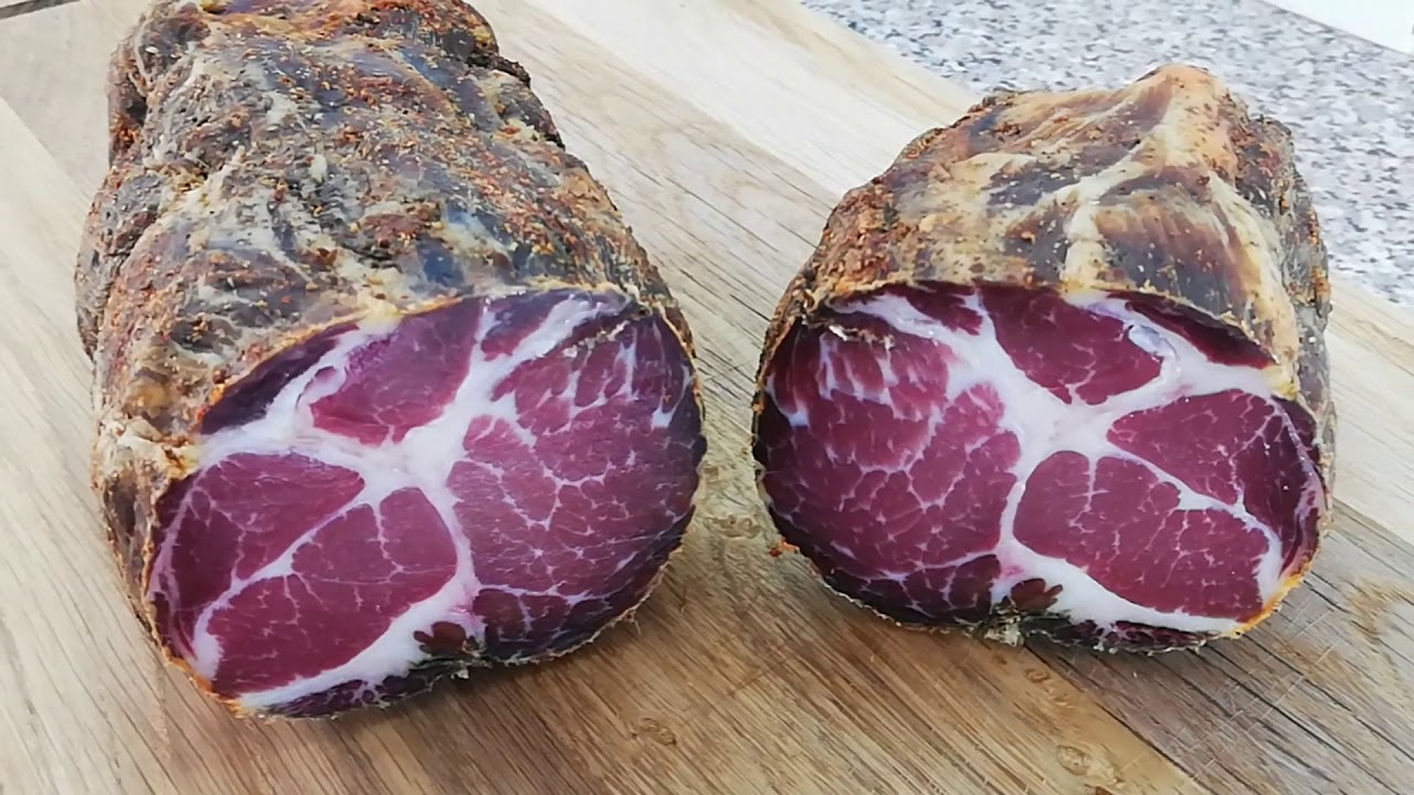 ВЯЛЕНАЯ СВИНАЯ ШЕЯ СО ВКУСОМ МЯСА ХАМОНА за 43 дня.