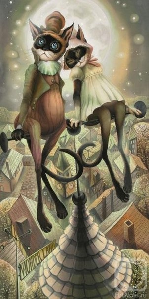 Кошки художницы Надежды Соколовой (2) Кошки художницы Надежды Соколовой (2)