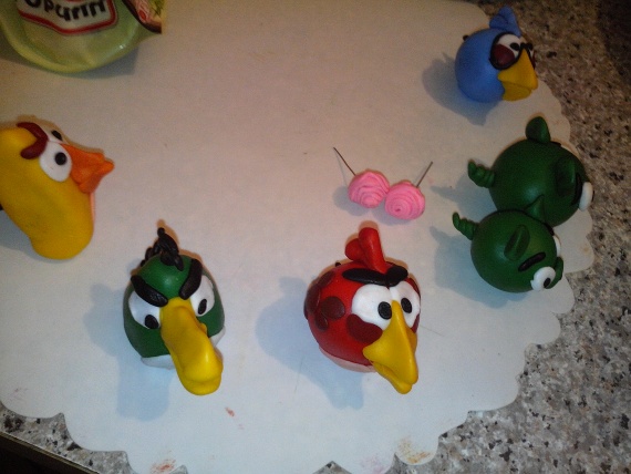 angry birds из полимерной глины angry birds из полимерной глины