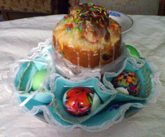 Пасхальная салфетка