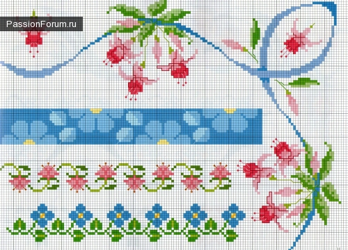 УЗОРЫ ДЛЯ СКАТЕРТЕЙ И САЛФЕТОК. ЧАСТЬ 6